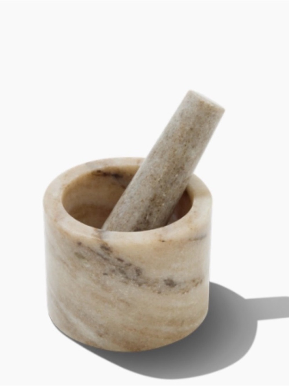 BNIB Verve Culture Marble Mini Mortar & Pestle Set